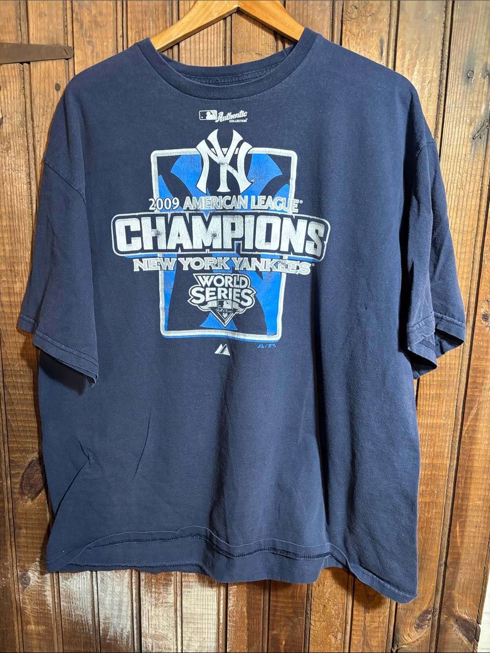 2009 New York Yankees American League Champions Navy T-Shirt